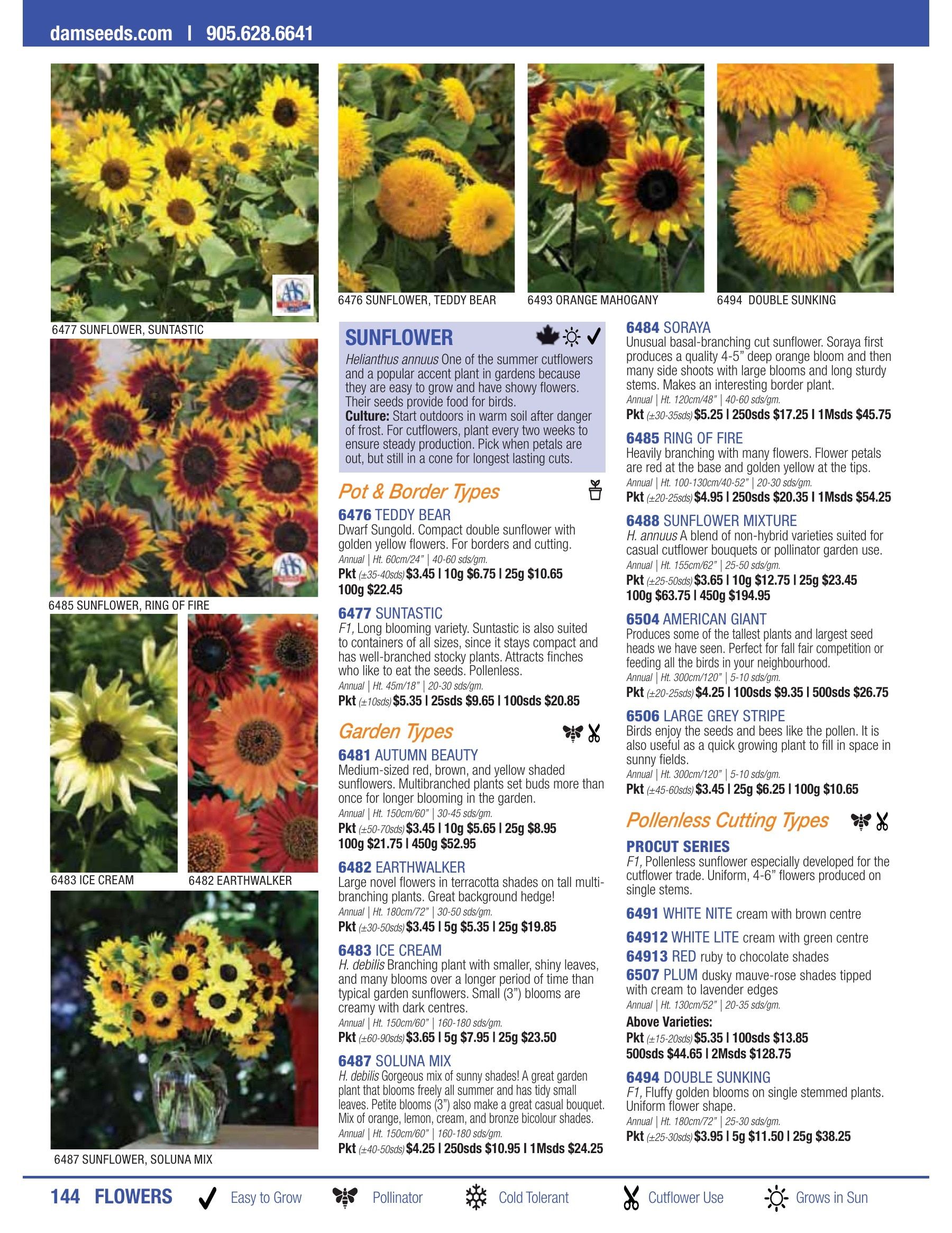William Dam Seeds Annual Catalog Weekly Ad January 1 - October 31, 2026