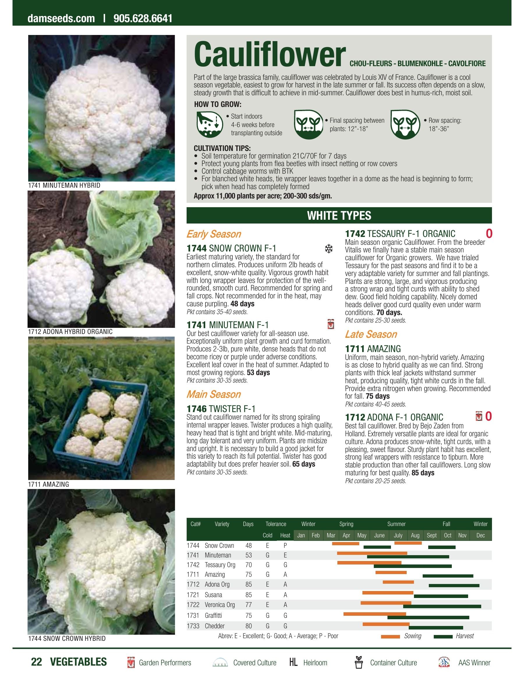 William Dam Seeds Annual Catalog Weekly Ad January 1 - October 31, 2026