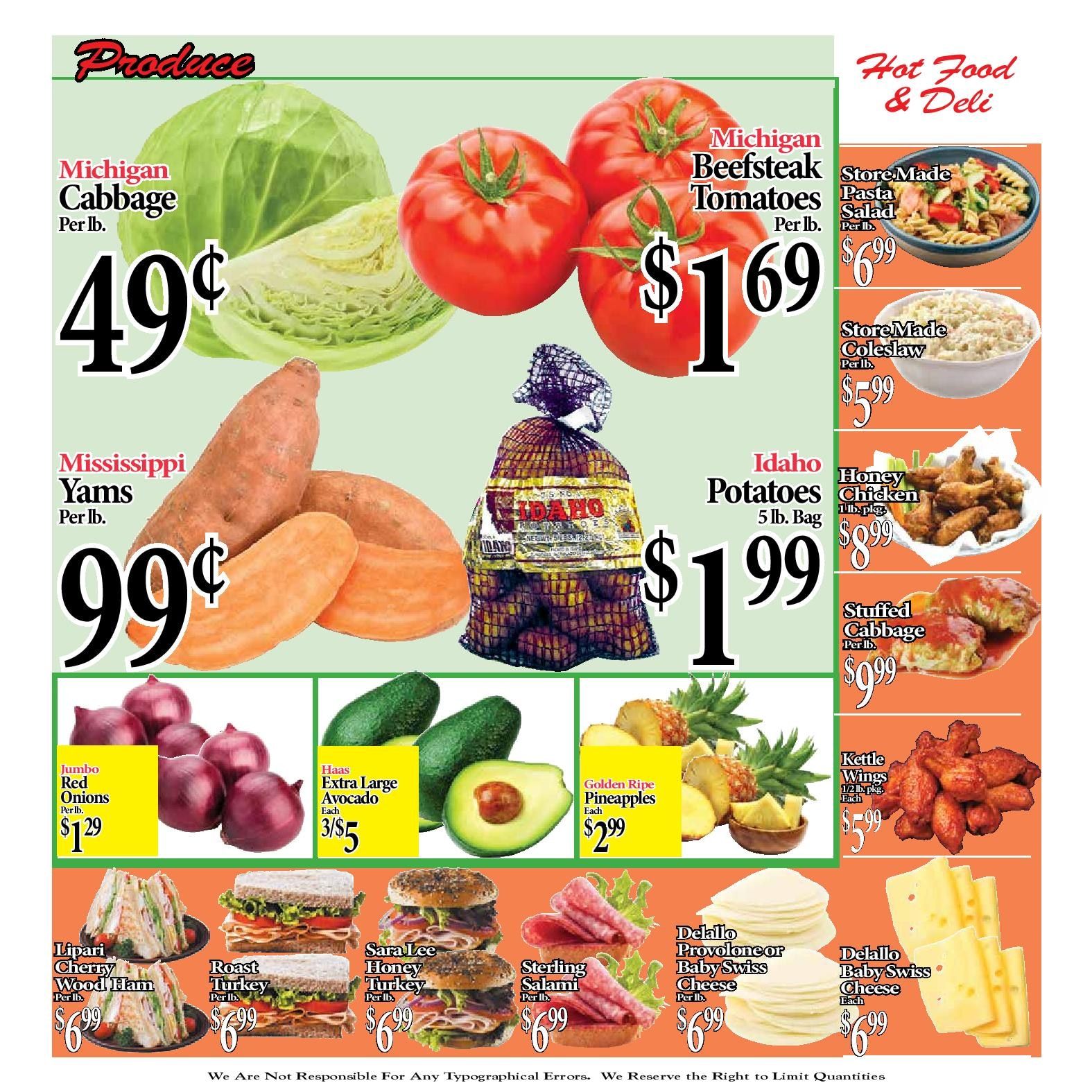Farmers Market (37865 South Gratiot Avenue, Clinton Township, MI) Weekly Ad August 17 - 30, 2026