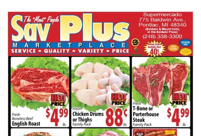 Sav-Plus Marketplace (775 Baldwin Avenue, Pontiac, MI) Weekly Ad August 11 - 31, 2026
