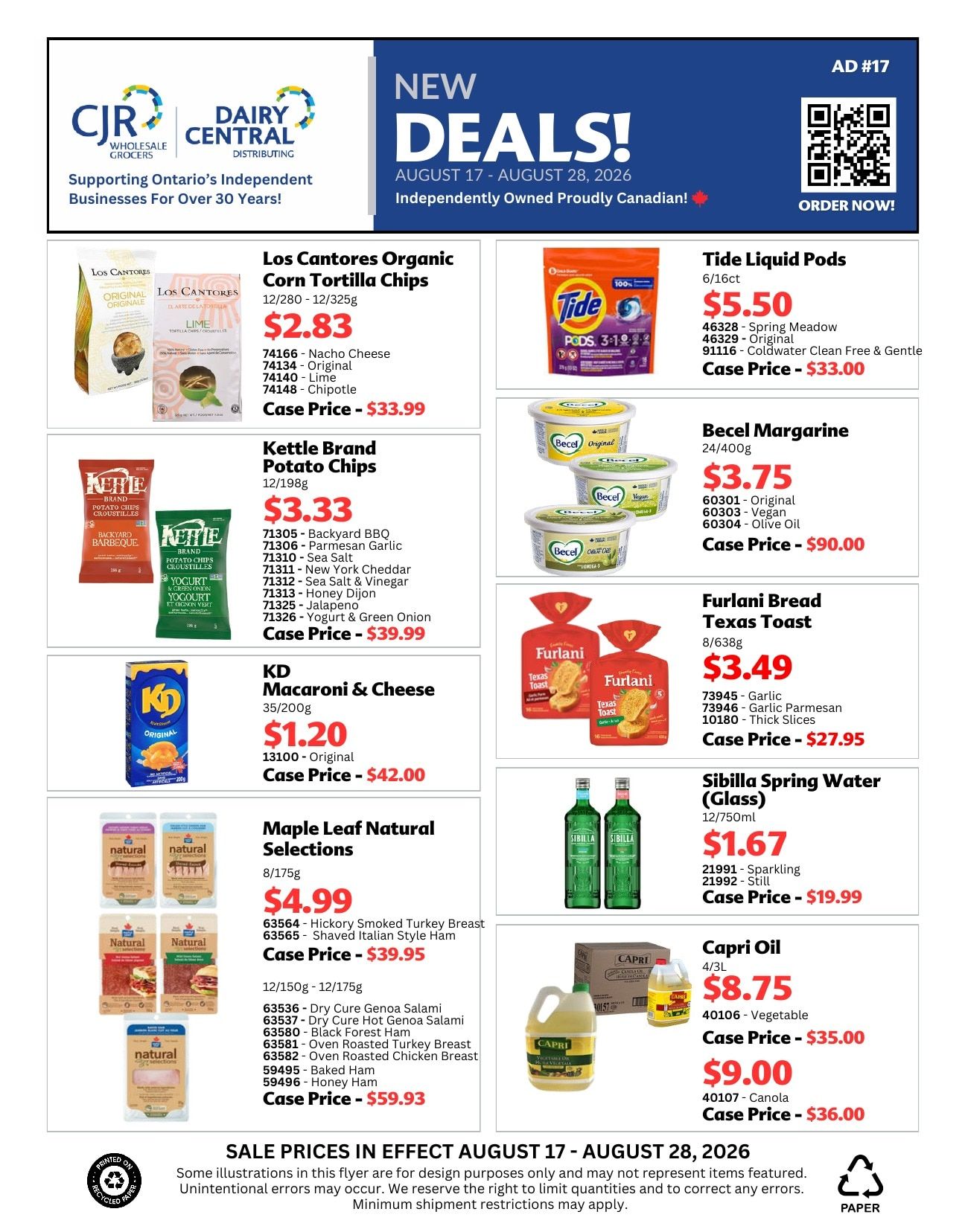 CJR Wholesale Grocers Weekly Ad August 17 - 28, 2026