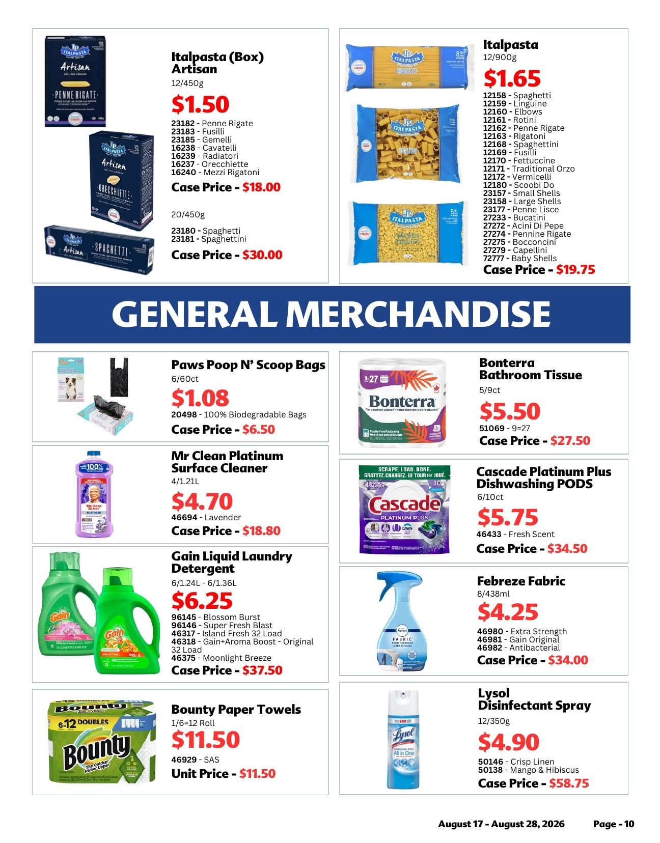 CJR Wholesale Grocers Weekly Ad August 17 - 28, 2026
