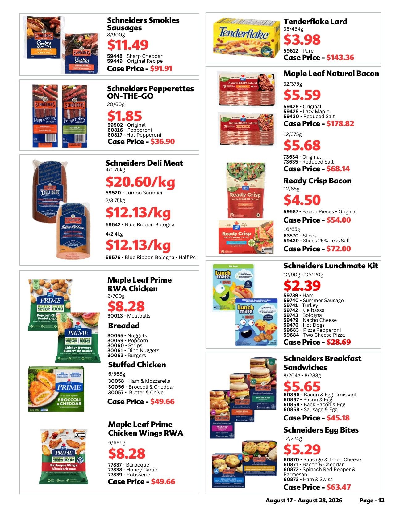 CJR Wholesale Grocers Weekly Ad August 17 - 28, 2026