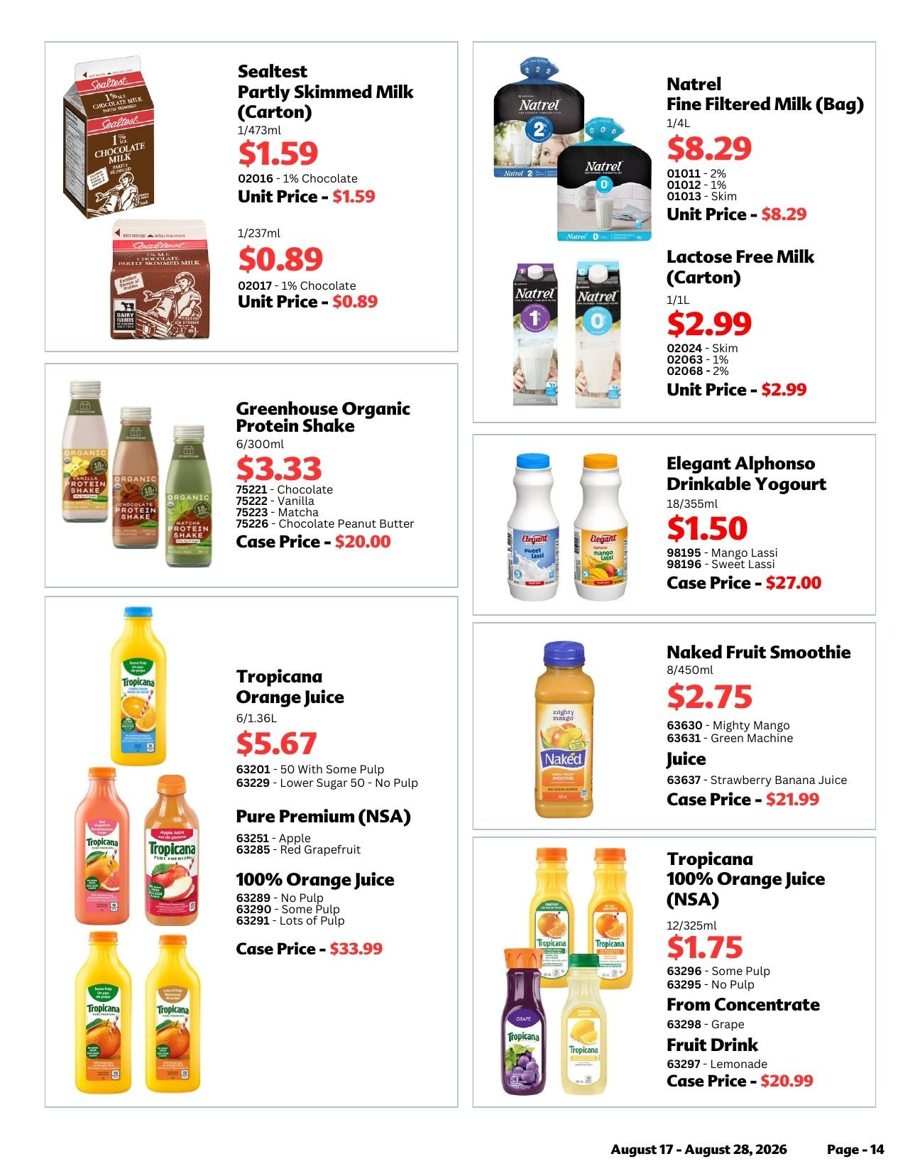 CJR Wholesale Grocers Weekly Ad August 17 - 28, 2026