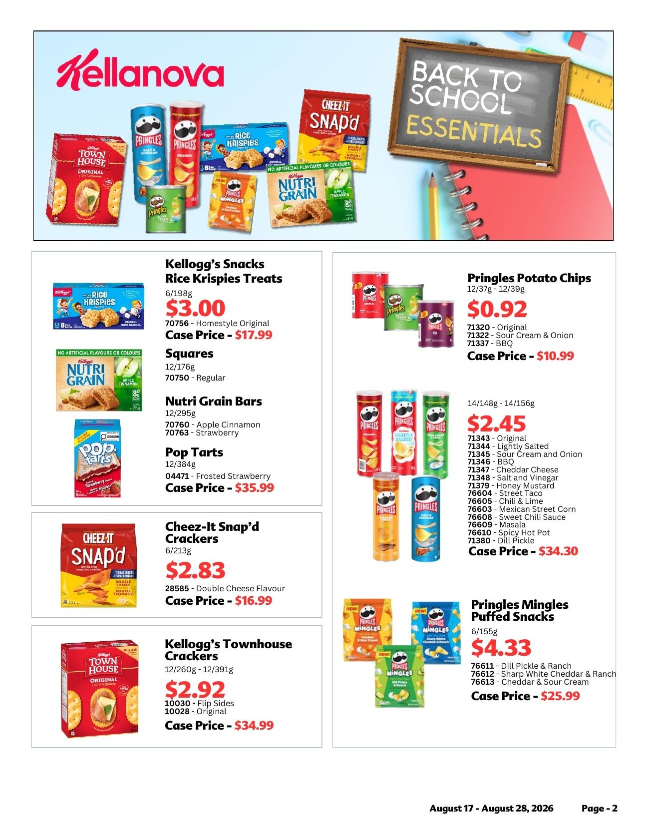 CJR Wholesale Grocers Weekly Ad August 17 - 28, 2026