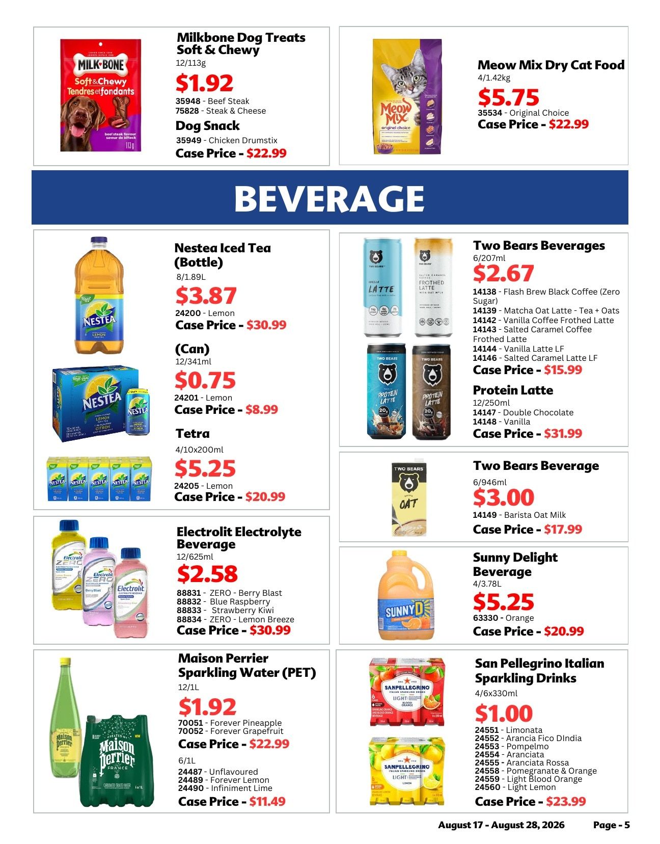 CJR Wholesale Grocers Weekly Ad August 17 - 28, 2026