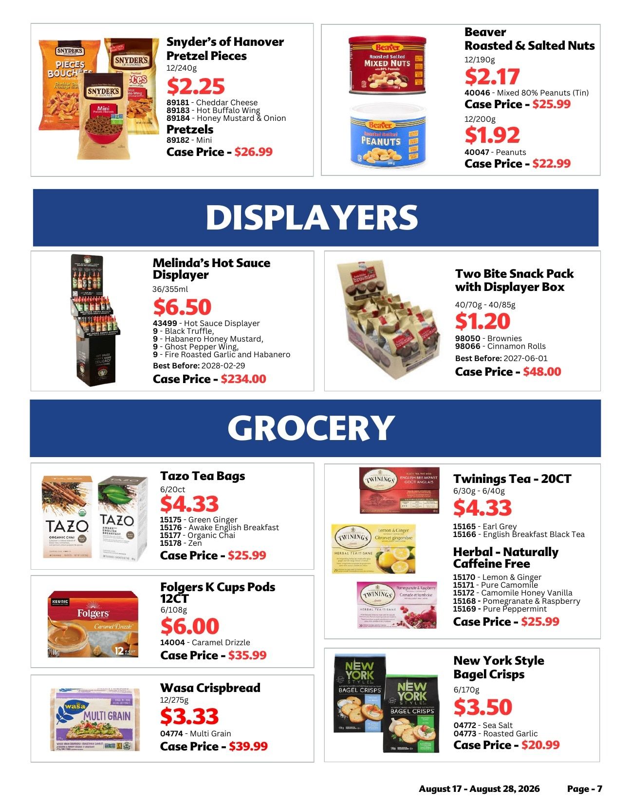 CJR Wholesale Grocers Weekly Ad August 17 - 28, 2026