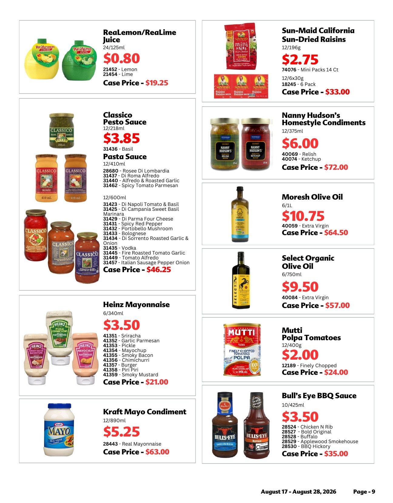 CJR Wholesale Grocers Weekly Ad August 17 - 28, 2026
