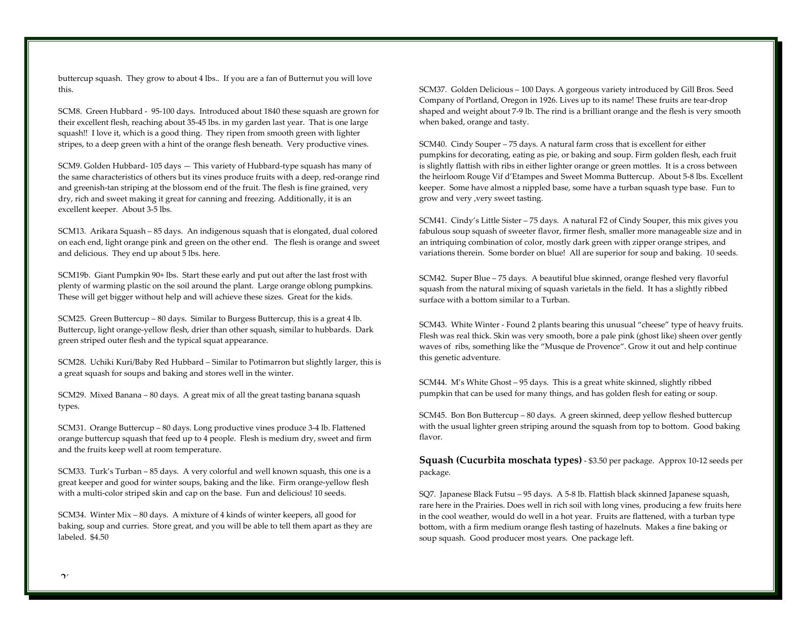 A'Bunadh Seeds Seed Catalogue Weekly Ad January 1 - December 31, 2026