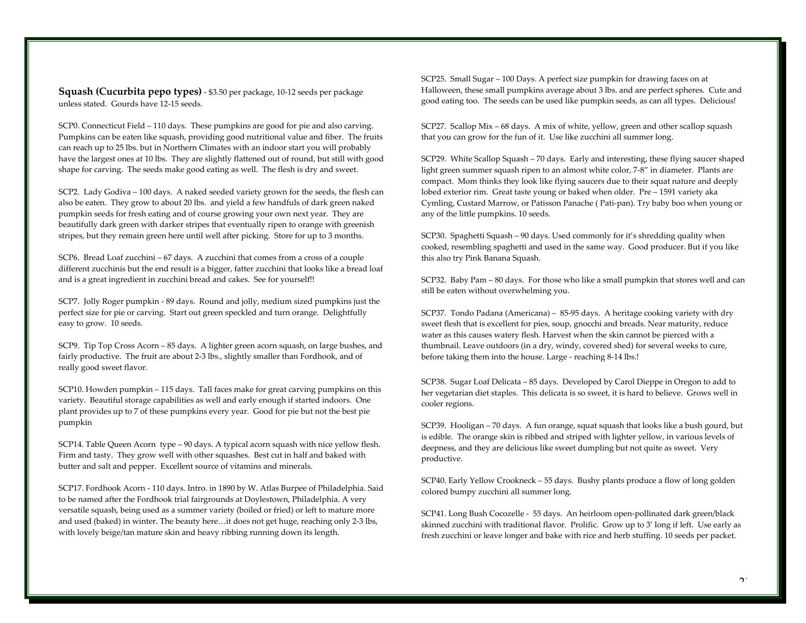 A'Bunadh Seeds Seed Catalogue Weekly Ad January 1 - December 31, 2026