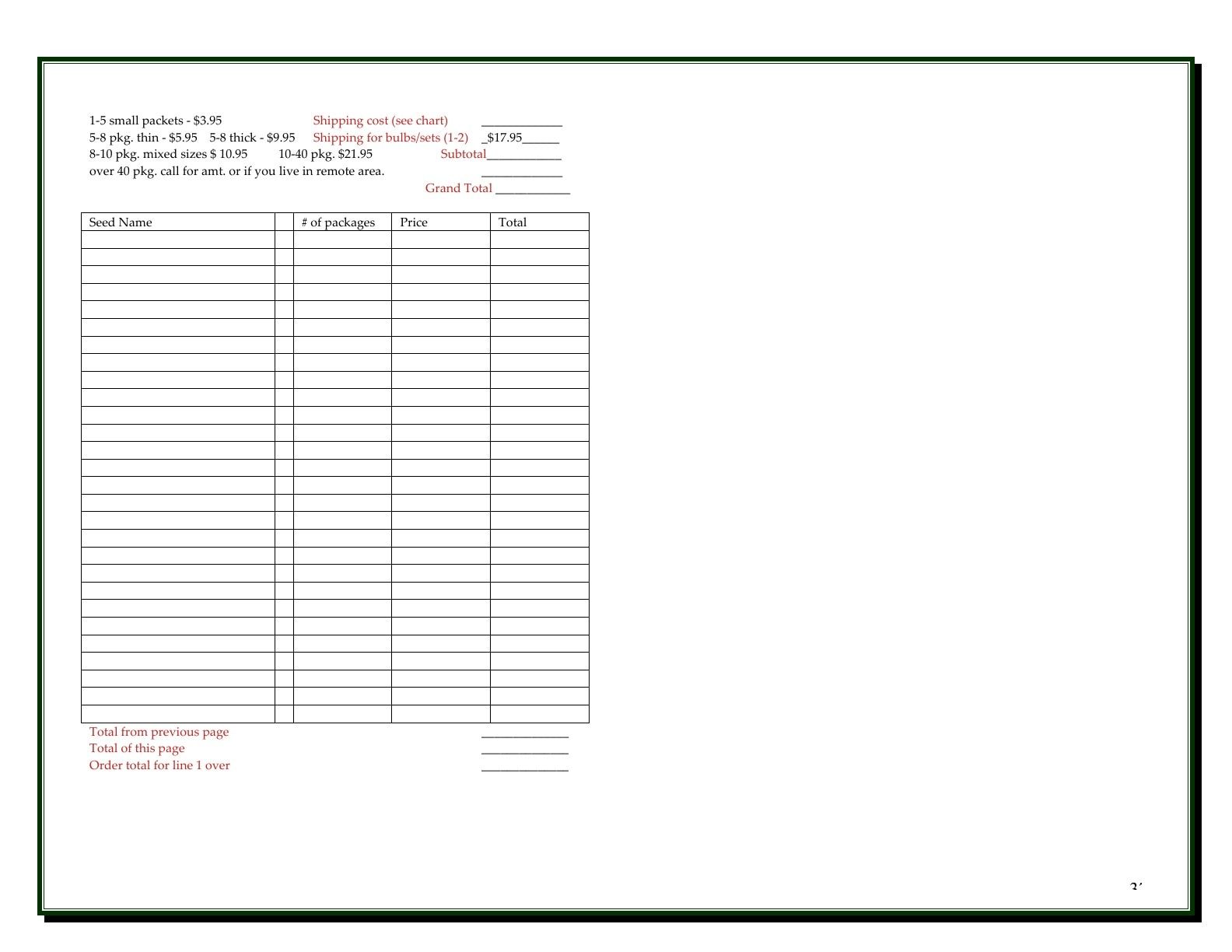 A'Bunadh Seeds Seed Catalogue Weekly Ad January 1 - December 31, 2026