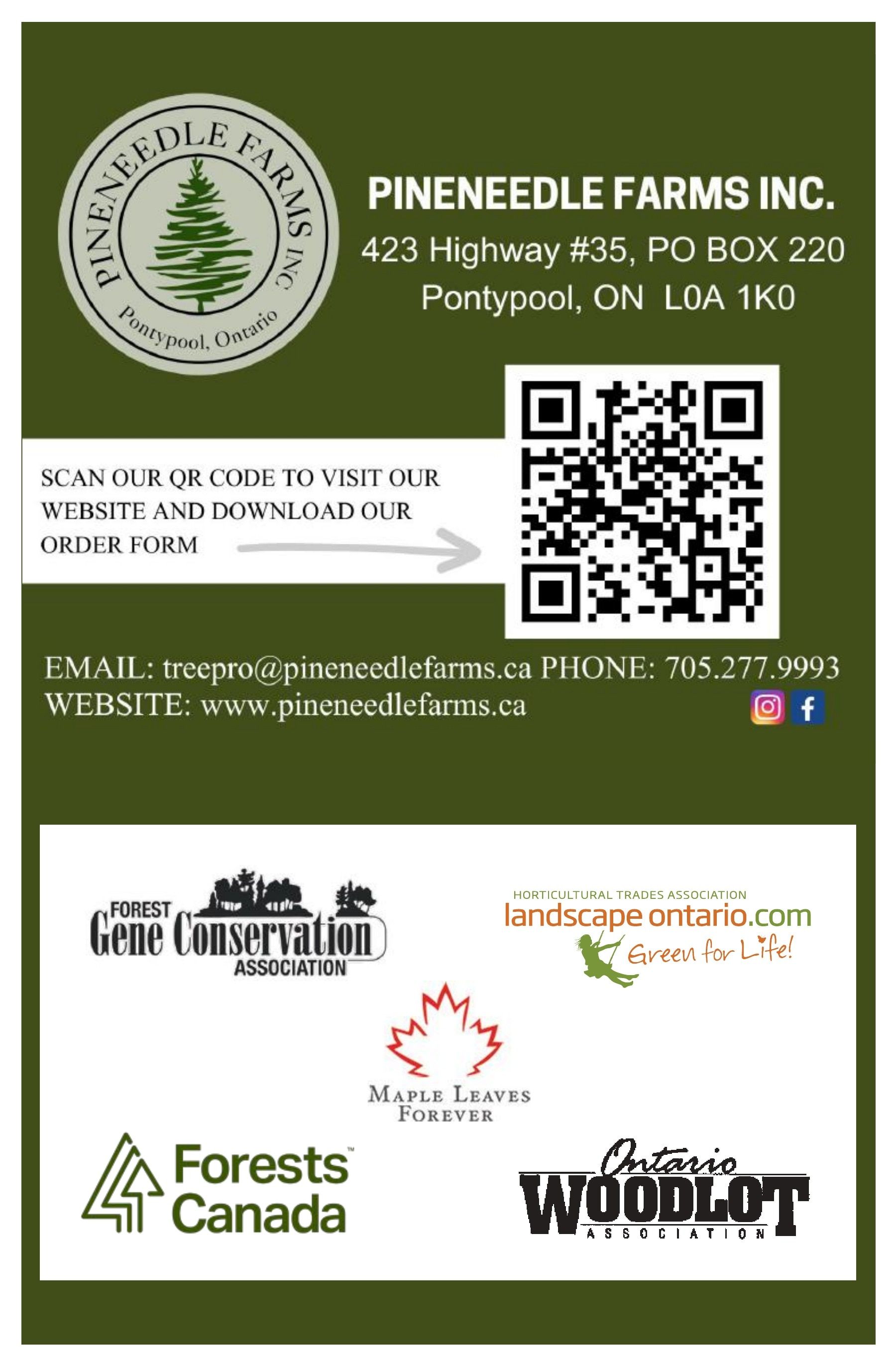 Pineneedle Farms Annual Catalog Weekly Ad January 1 - December 31, 2026