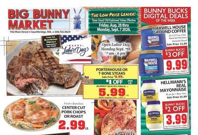 Big Bunny Market Weekly Ad September 1 - 7, 2026