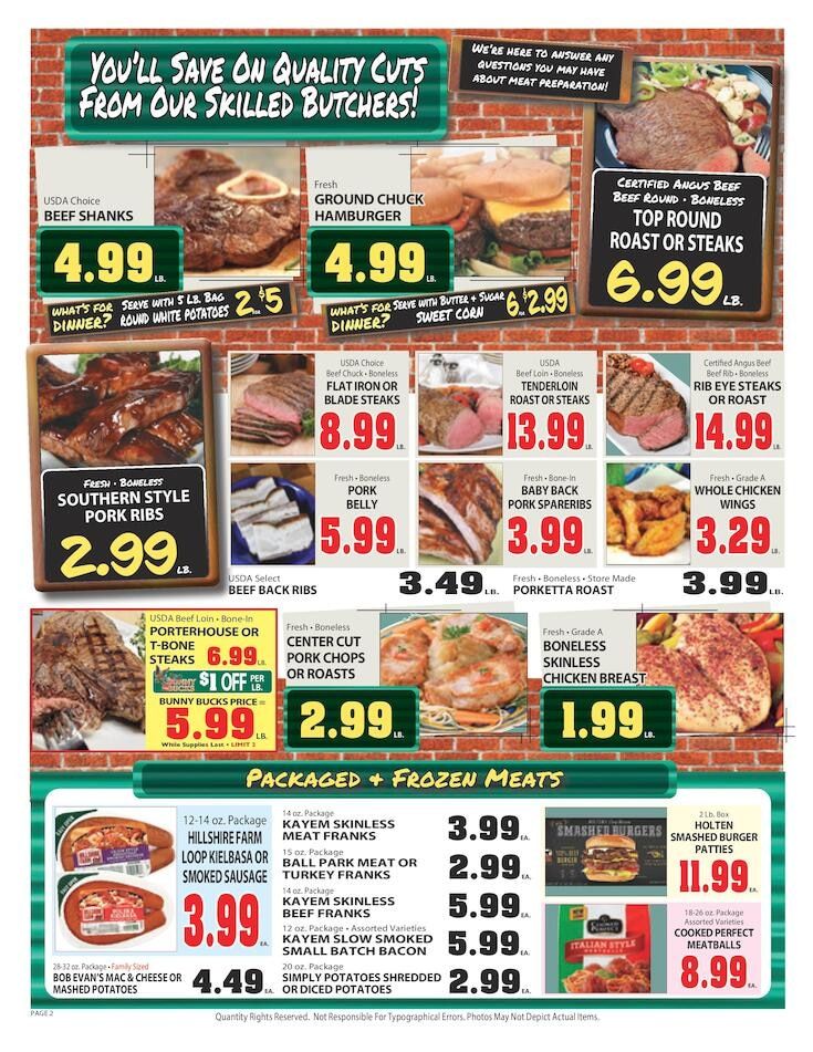 Big Bunny Market Weekly Ad September 1 - 7, 2026