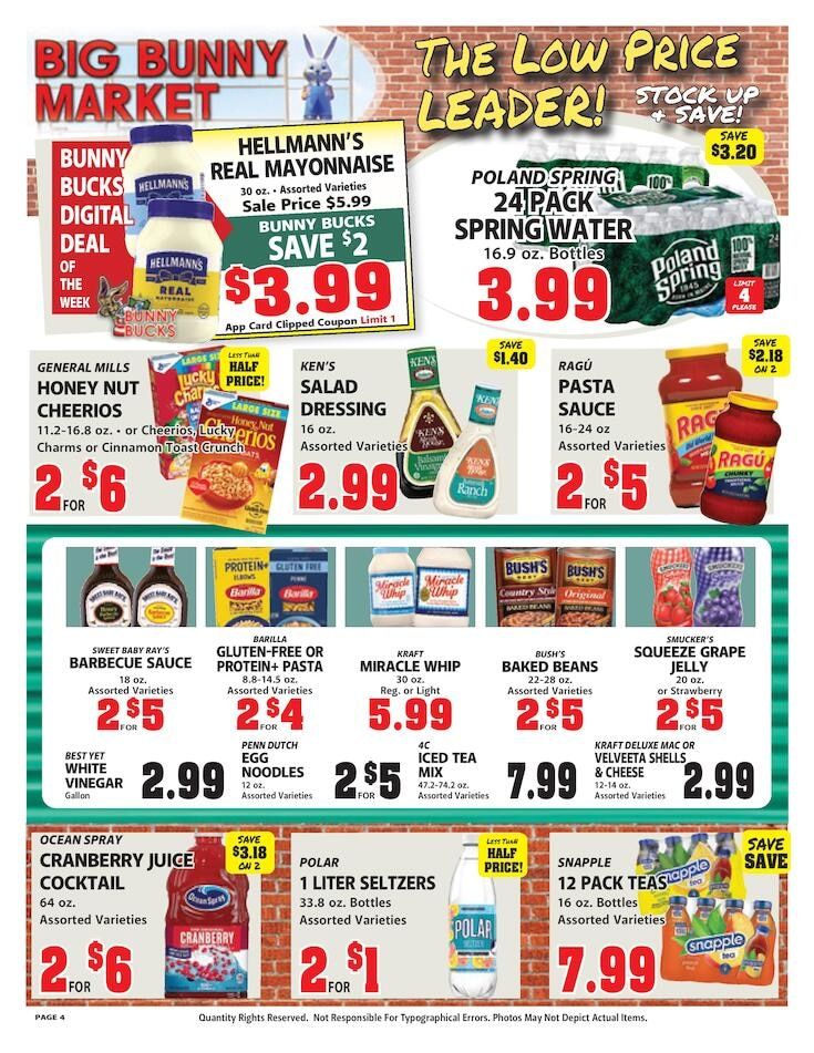 Big Bunny Market Weekly Ad September 1 - 7, 2026