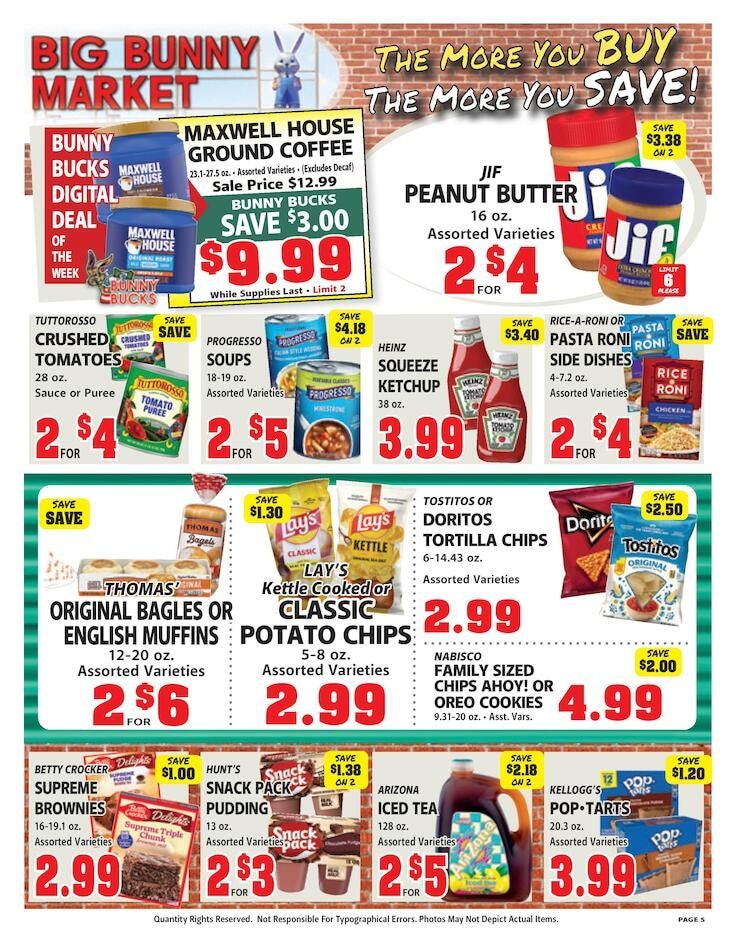 Big Bunny Market Weekly Ad September 1 - 7, 2026