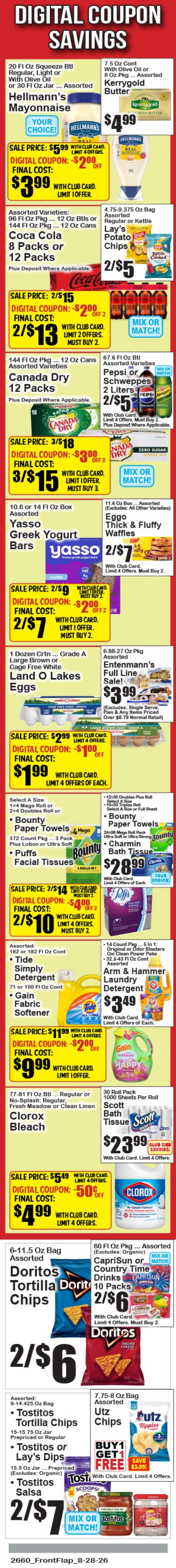 Food World Supermarket Weekly Ad August 28 - September 3, 2026