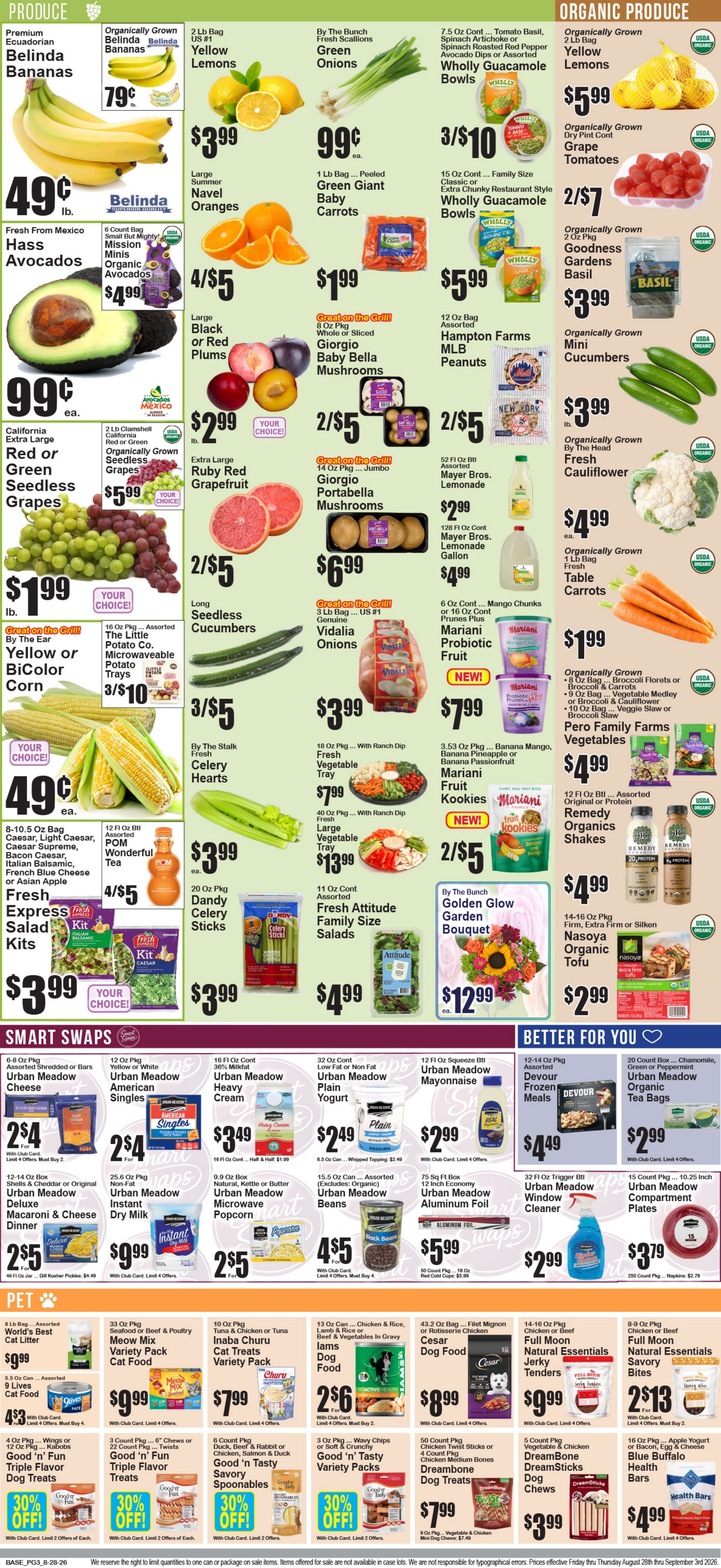 Food World Supermarket Weekly Ad August 28 - September 3, 2026