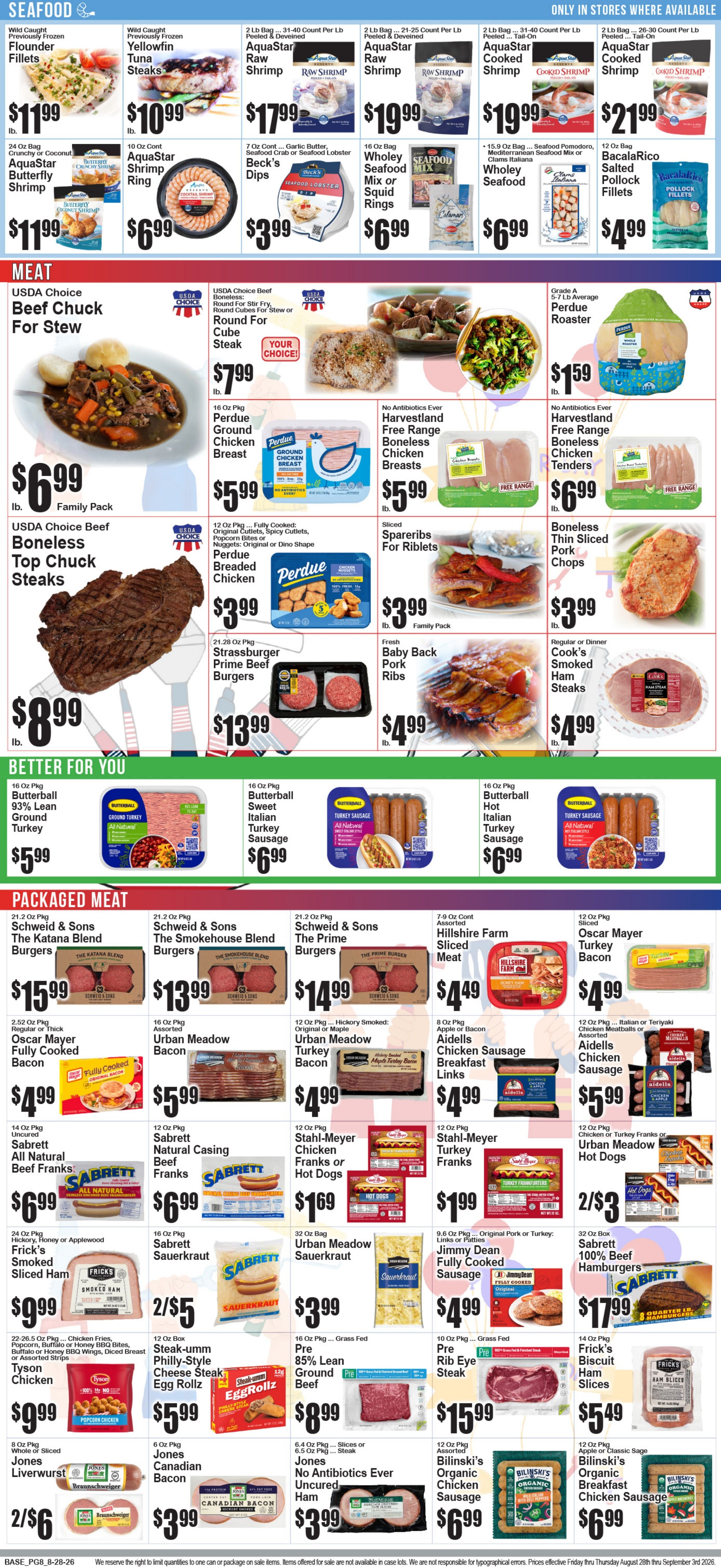 Food World Supermarket Weekly Ad August 28 - September 3, 2026