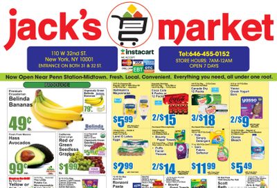 Jack's Market NYC Weekly Ad August 28 - September 3, 2026