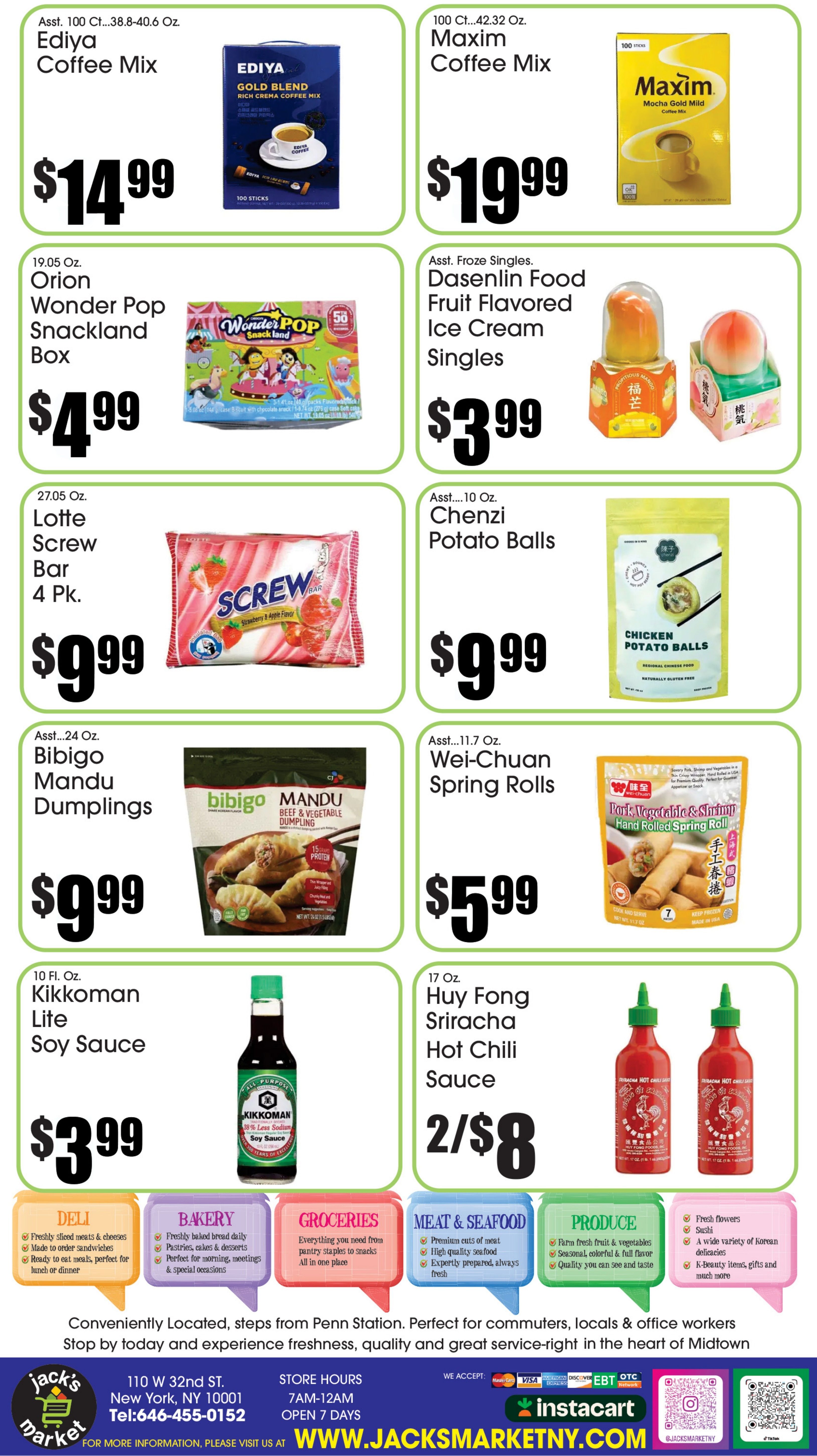 Jack's Market NYC Weekly Ad August 28 - September 3, 2026