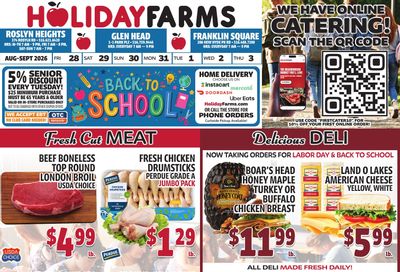 Holiday Farms Weekly Ad August 28 - September 3, 2026
