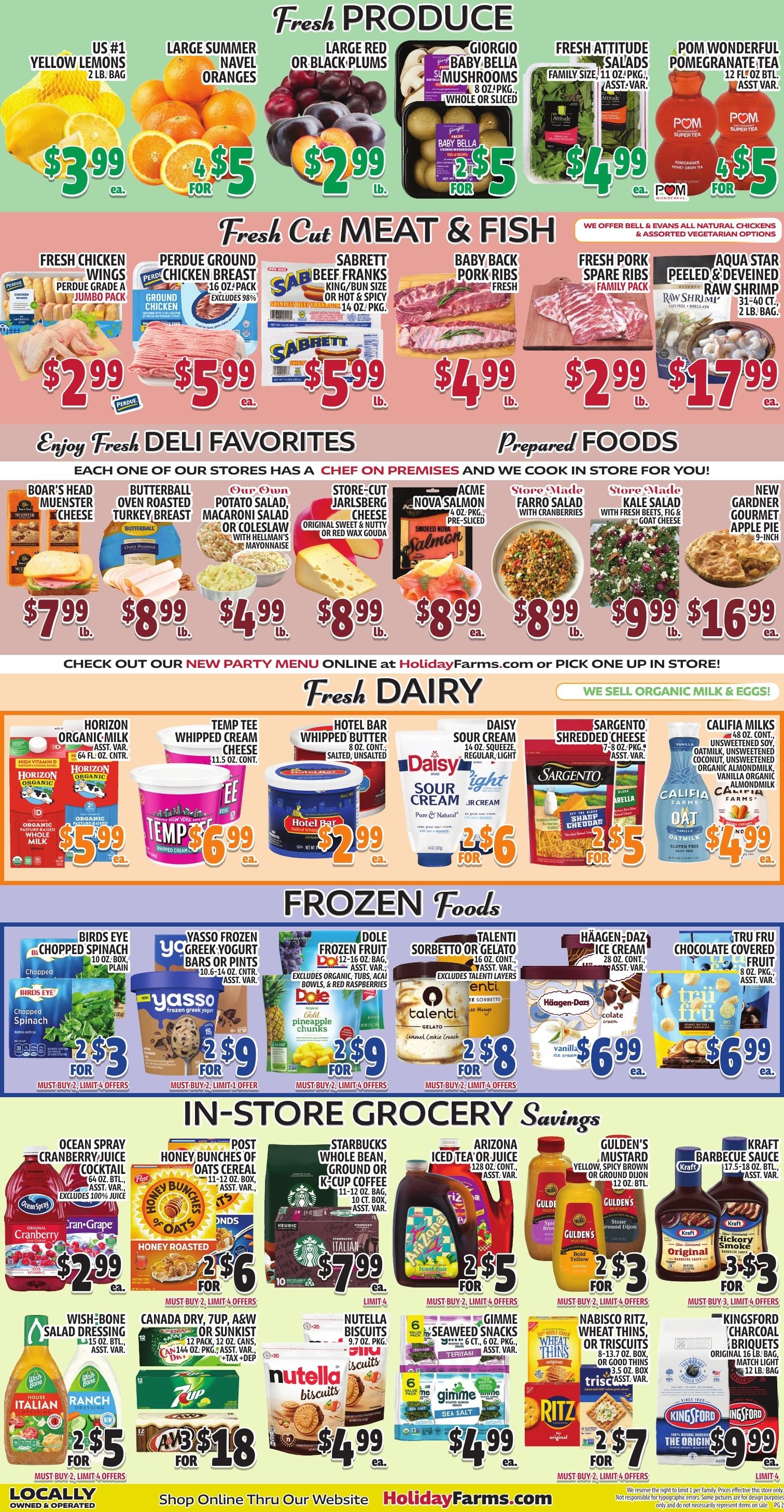 Holiday Farms Weekly Ad August 28 - September 3, 2026