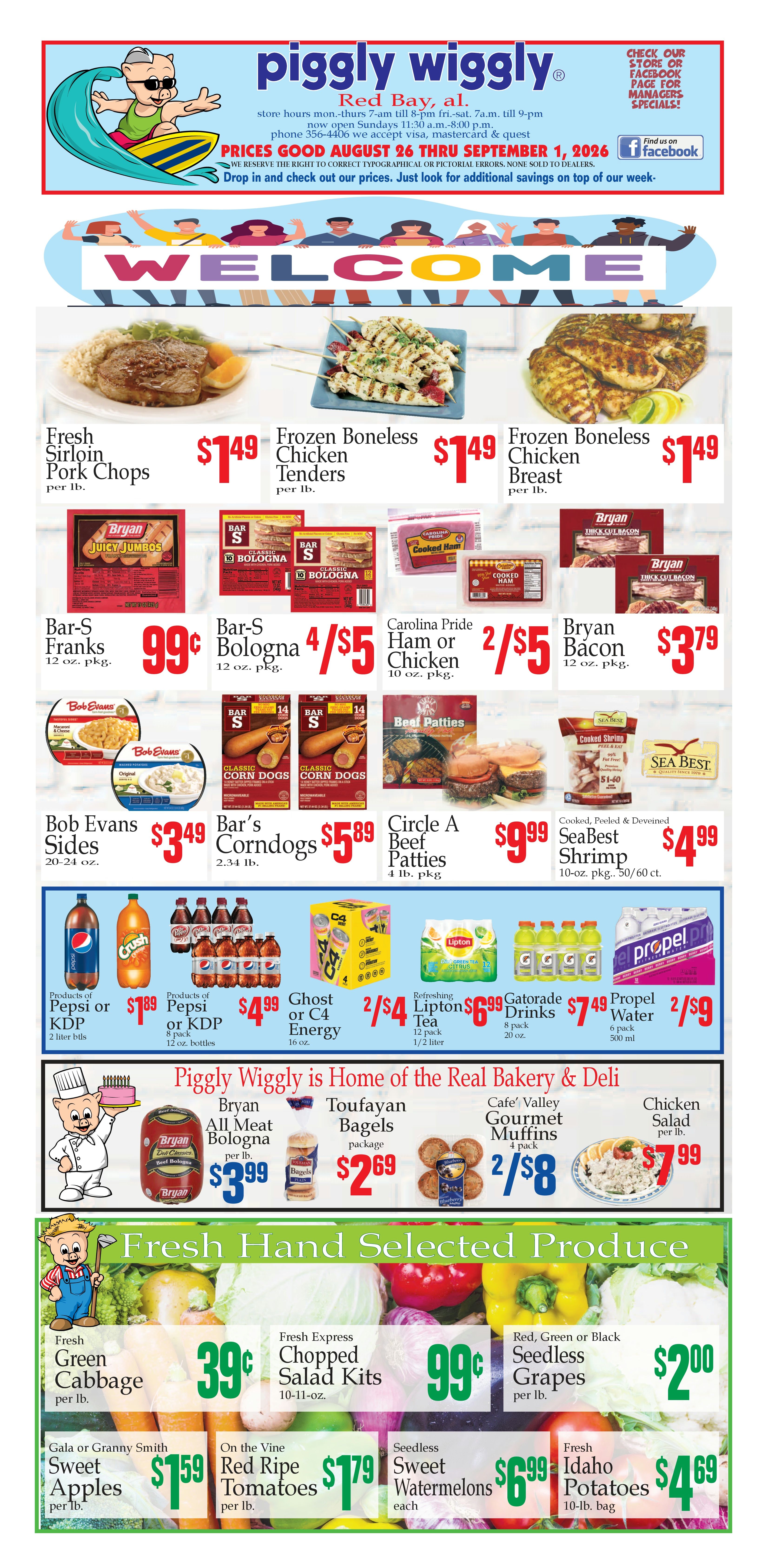 Hometown Piggly Wiggly (Red Bay, AL) Weekly Ad August 26 - September 1, 2026