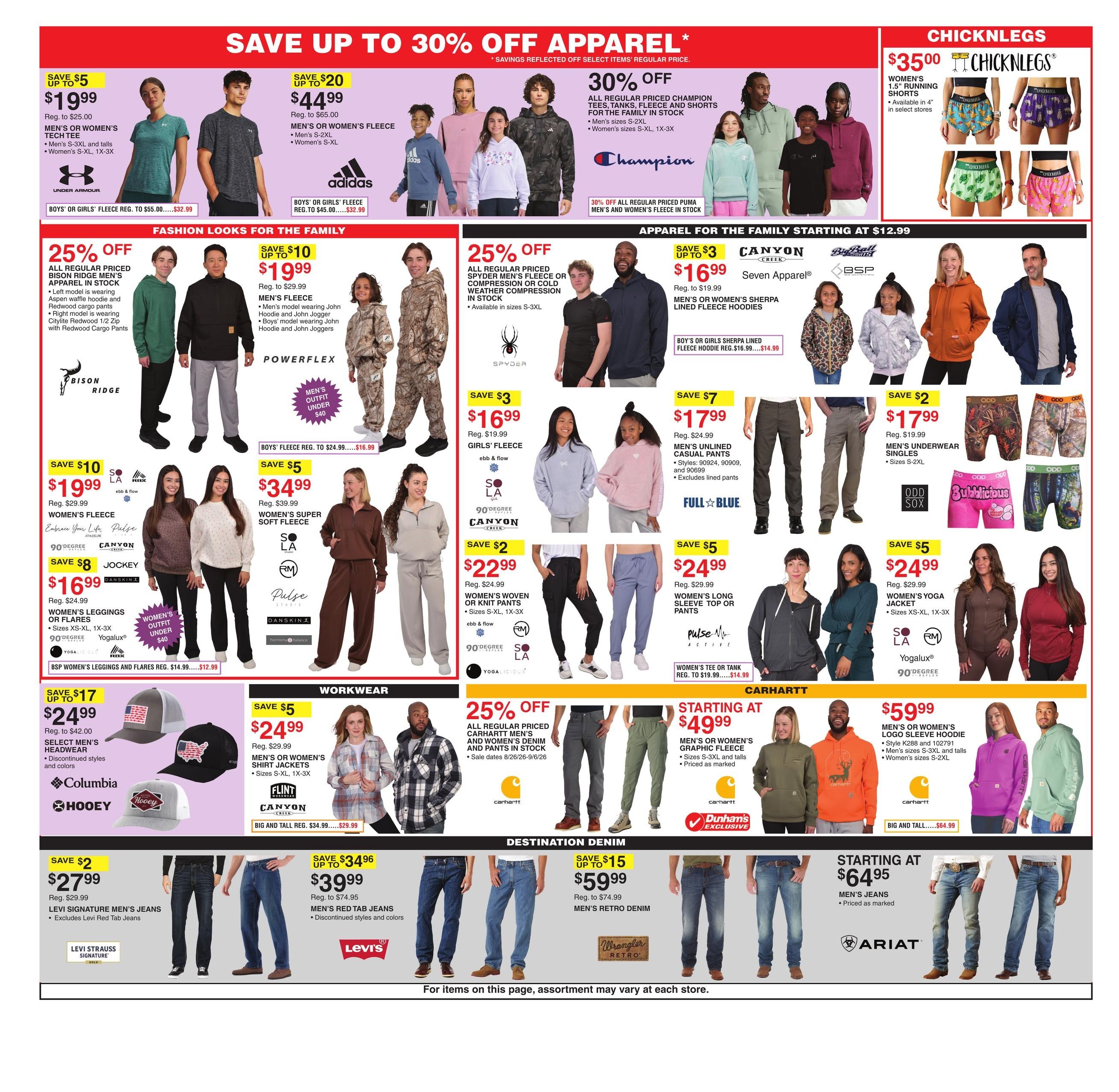 Dunham's Sports Weekly Ad August 29 - September 3, 2026