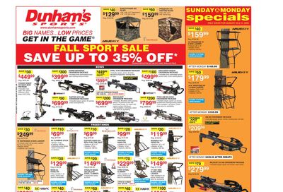 Dunham's Sports (Chapmansboro Area, TN) Weekly Ad August 29 - September 3, 2026