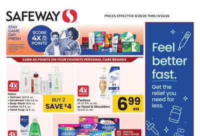 Safeway (Bethany Beach Area, DE) Health, Home & Beauty Weekly Ad August 28 - September 10, 2026
