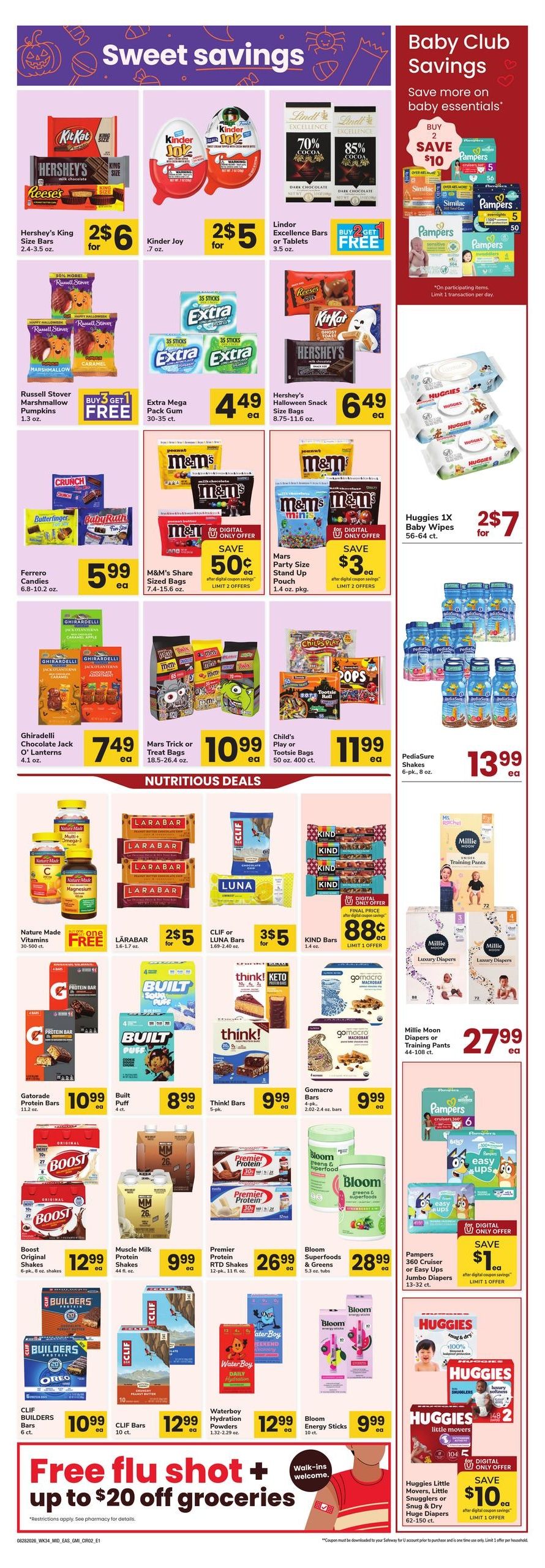 Safeway (Parcel Return Service Area, DC) Health, Home & Beauty Weekly Ad August 28 - September 10, 2026