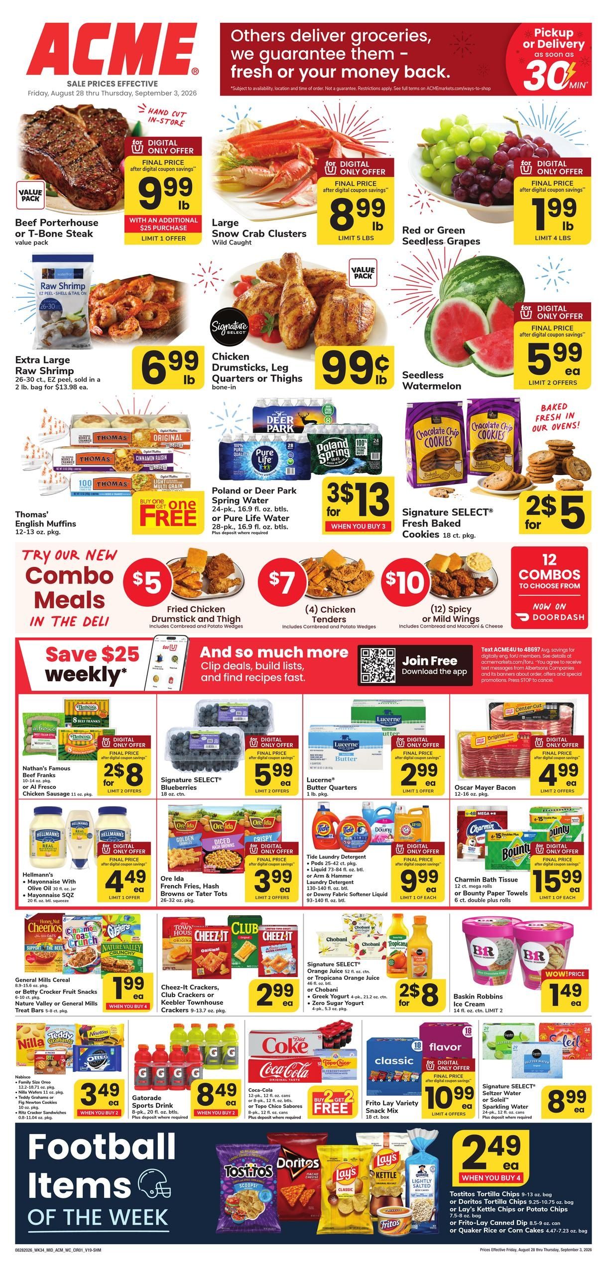 Acme Markets Weekly Ad August 28 - September 3, 2026