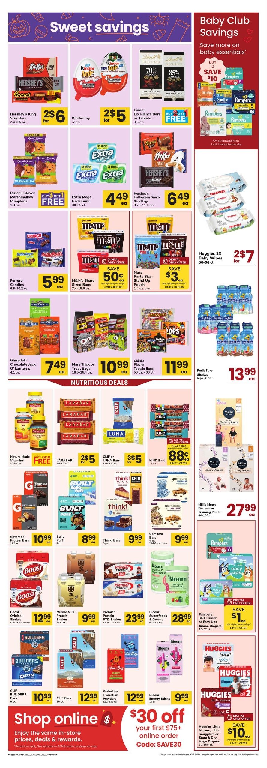 Acme Markets (Bridgeport-Stamford Area, CT) Health, Home & Beauty Weekly Ad August 28 - September 10, 2026