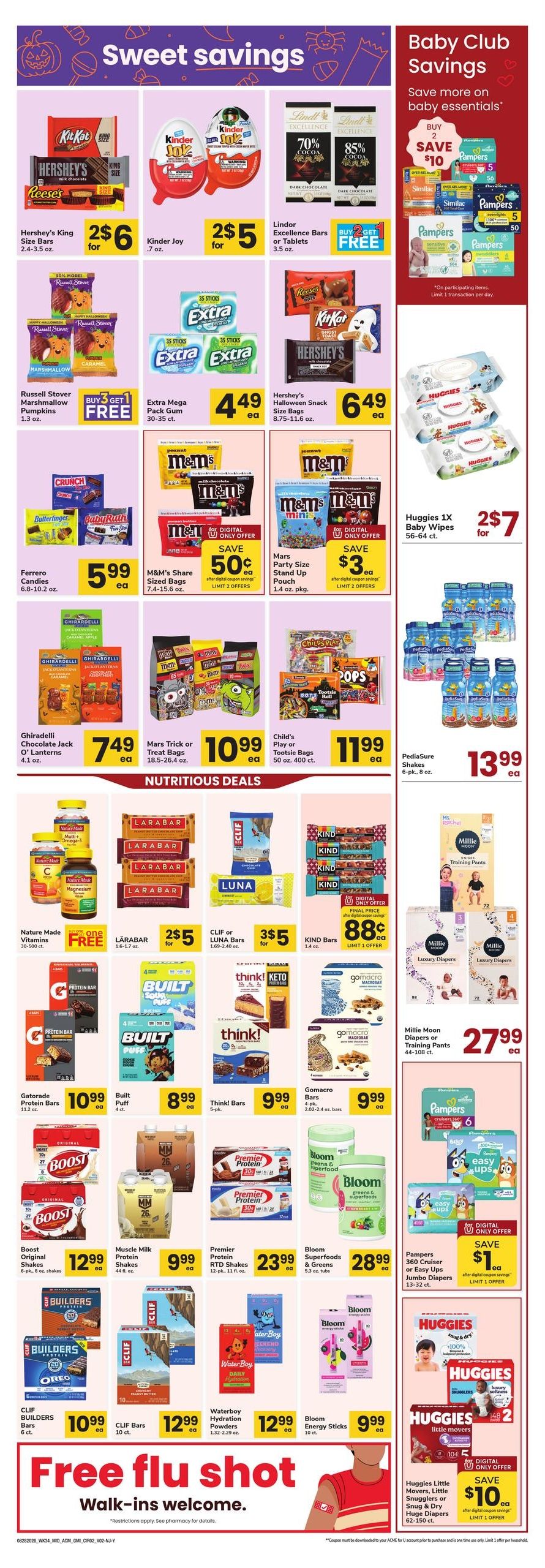 Acme Markets (CT, NJ, NY) Health, Home & Beauty Weekly Ad August 28 - September 10, 2026
