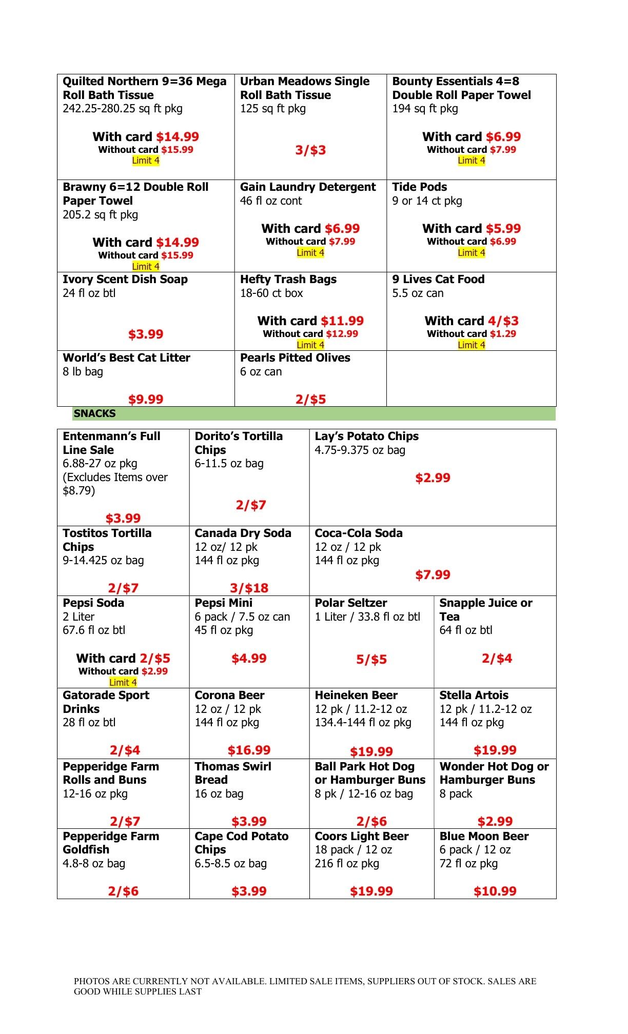 Country Markets of Westchester Weekly Ad August 28 - September 3, 2026