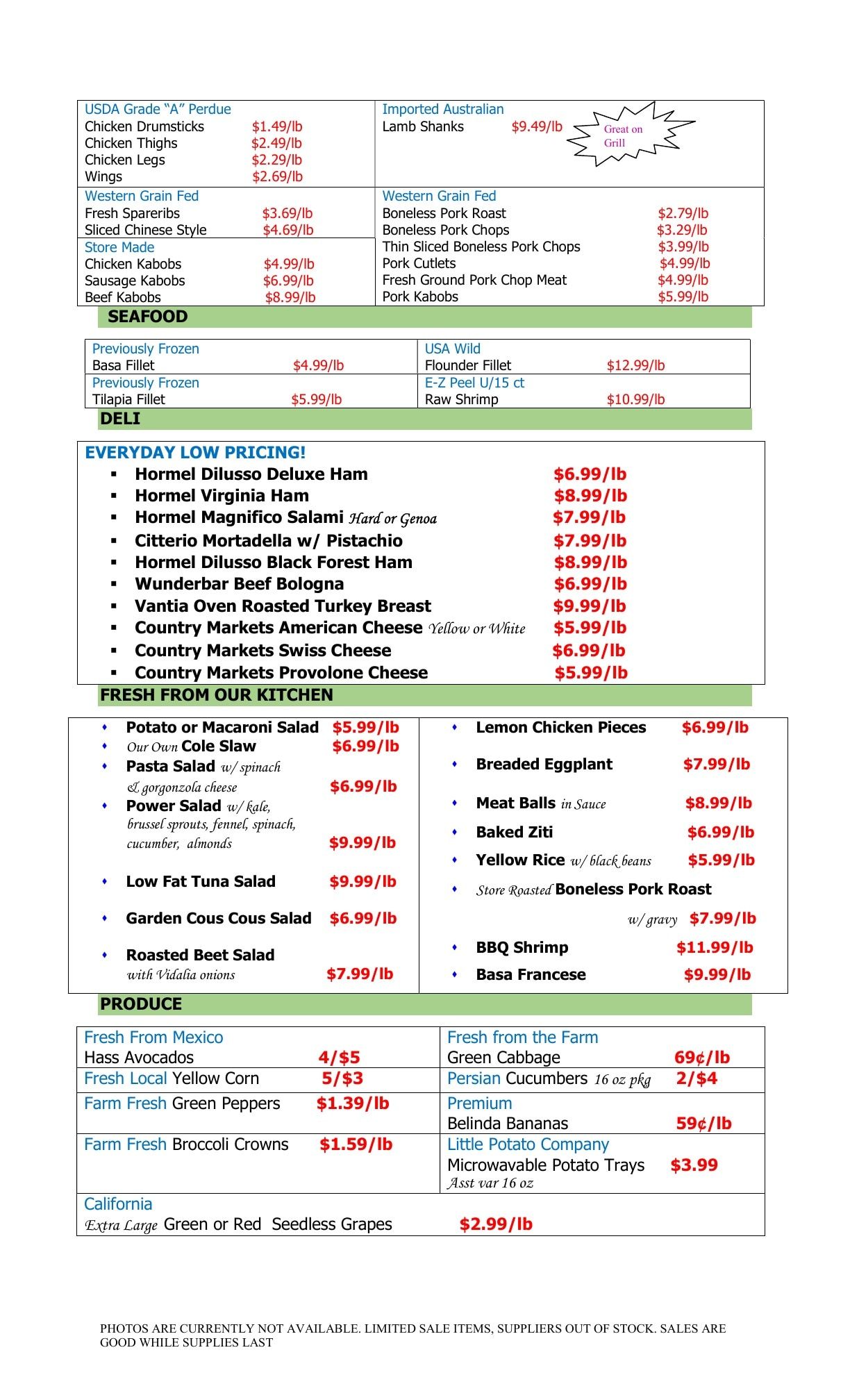 Country Markets of Westchester Weekly Ad August 28 - September 3, 2026
