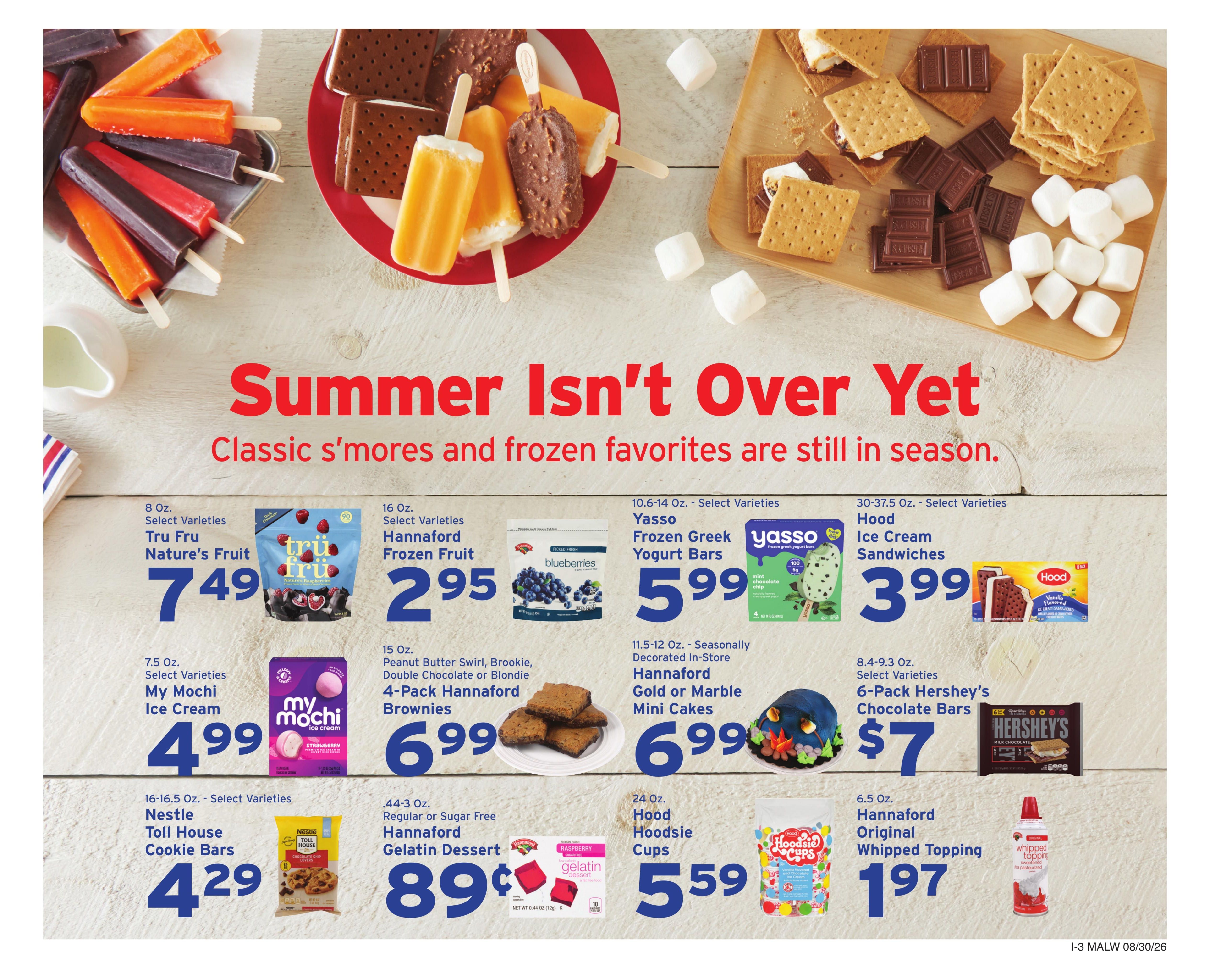 Hannaford (Cambridge–Watertown Area, MA) Week 36 Weekly Ad August 30 - September 5, 2026