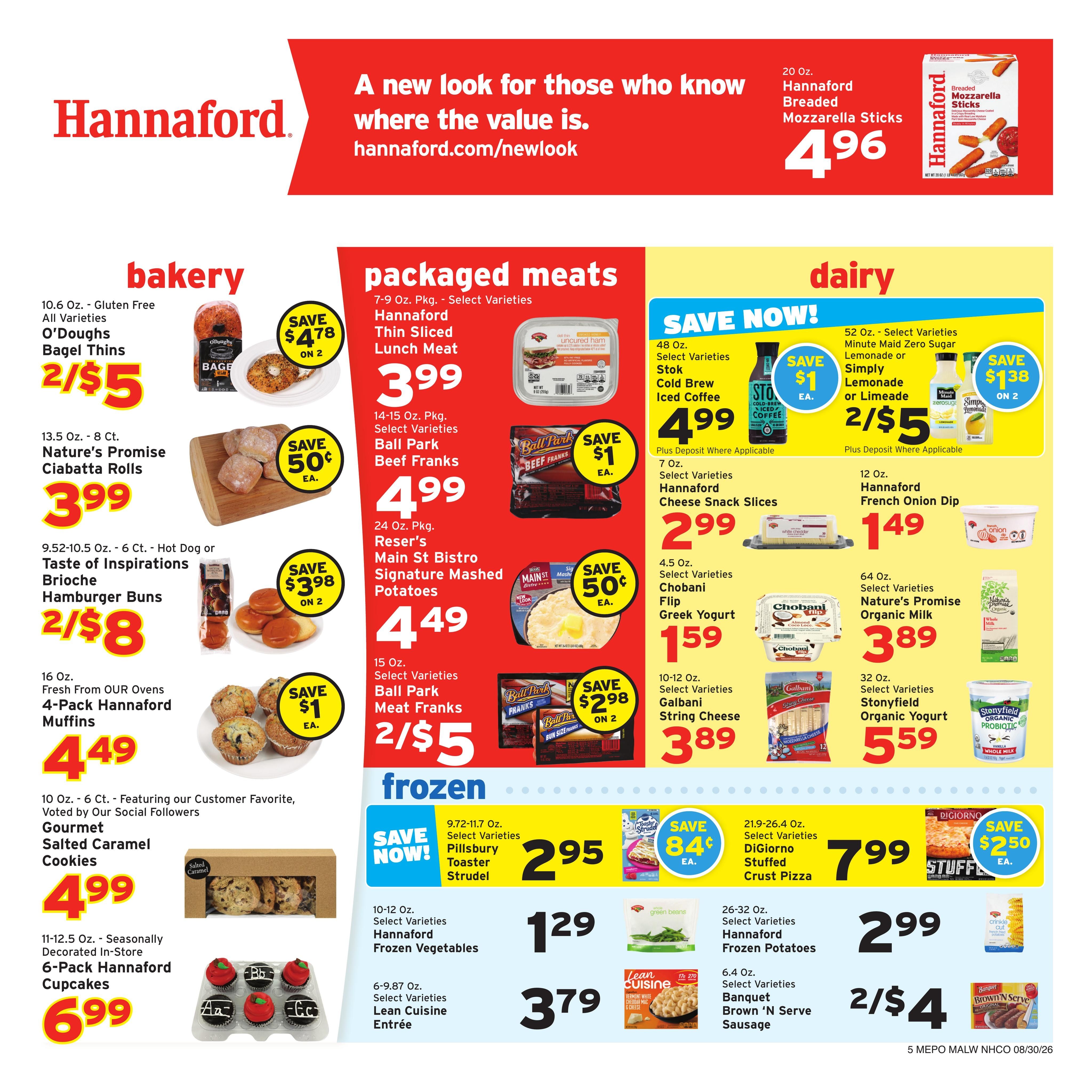 Hannaford (Cambridge–Watertown Area, MA) Week 36 Weekly Ad August 30 - September 5, 2026