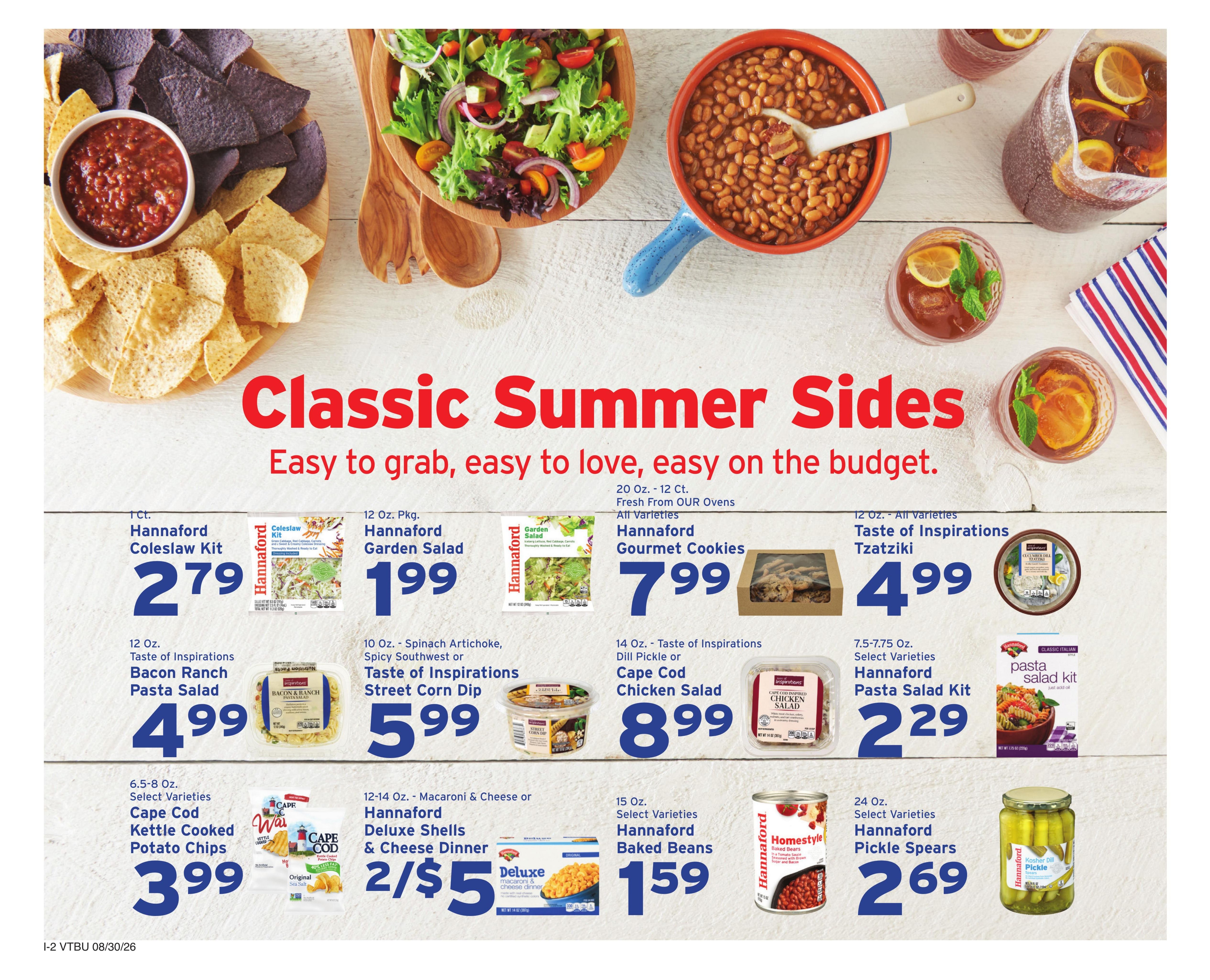 Hannaford (East Montpelier Area, VT) Week 36 Weekly Ad August 30 - September 5, 2026
