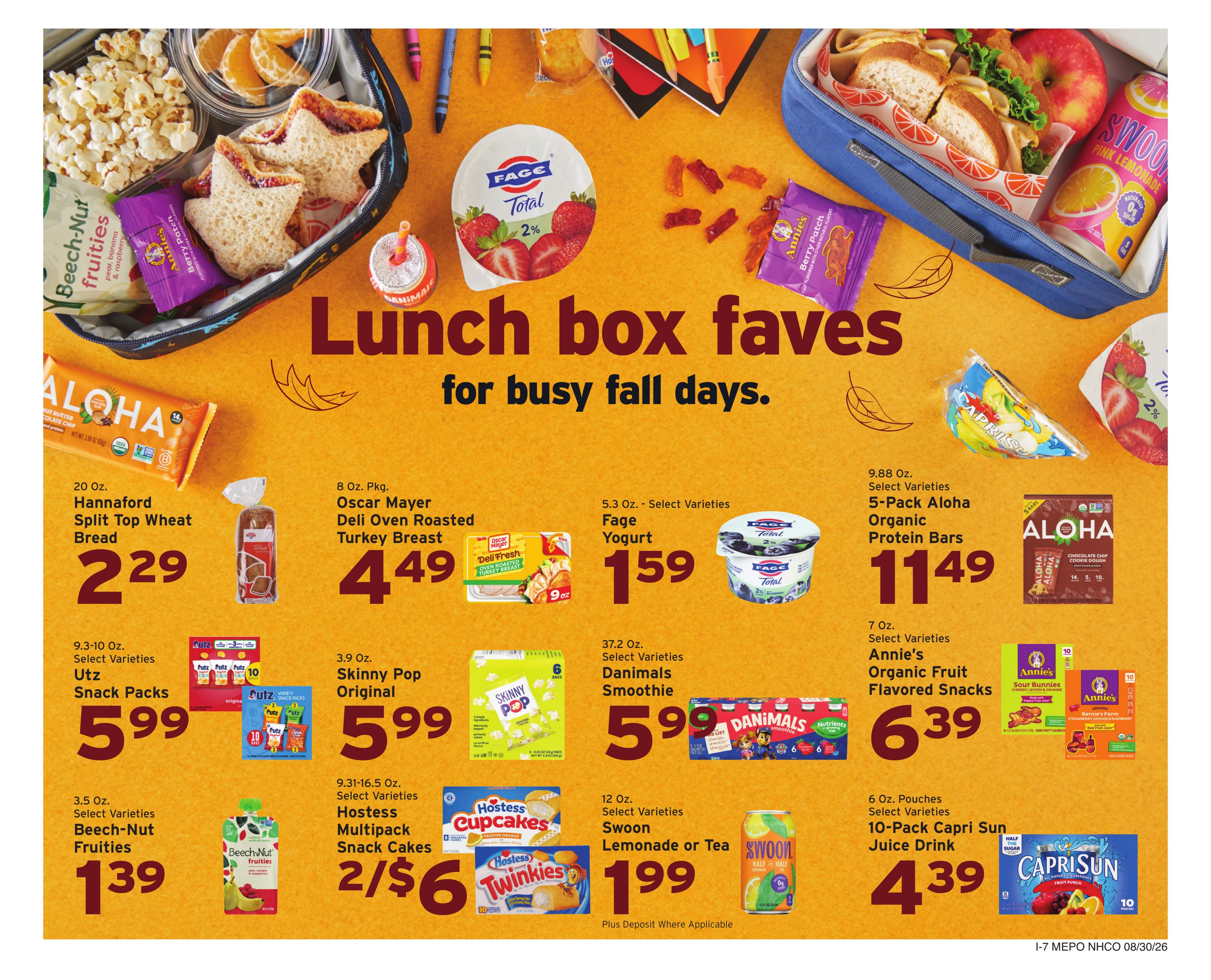 Hannaford (Portland Area, ME) Week 36 Weekly Ad August 30 - September 5, 2026