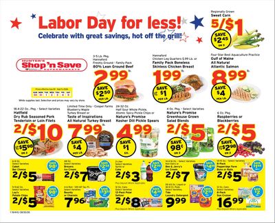 Hunter's Shop 'n Save Weekly Ad August 30 - September 5, 2026