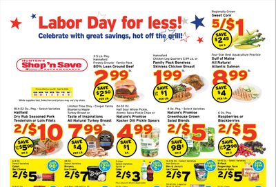 Hunter's Shop 'n Save Weekly Ad August 30 - September 5, 2026