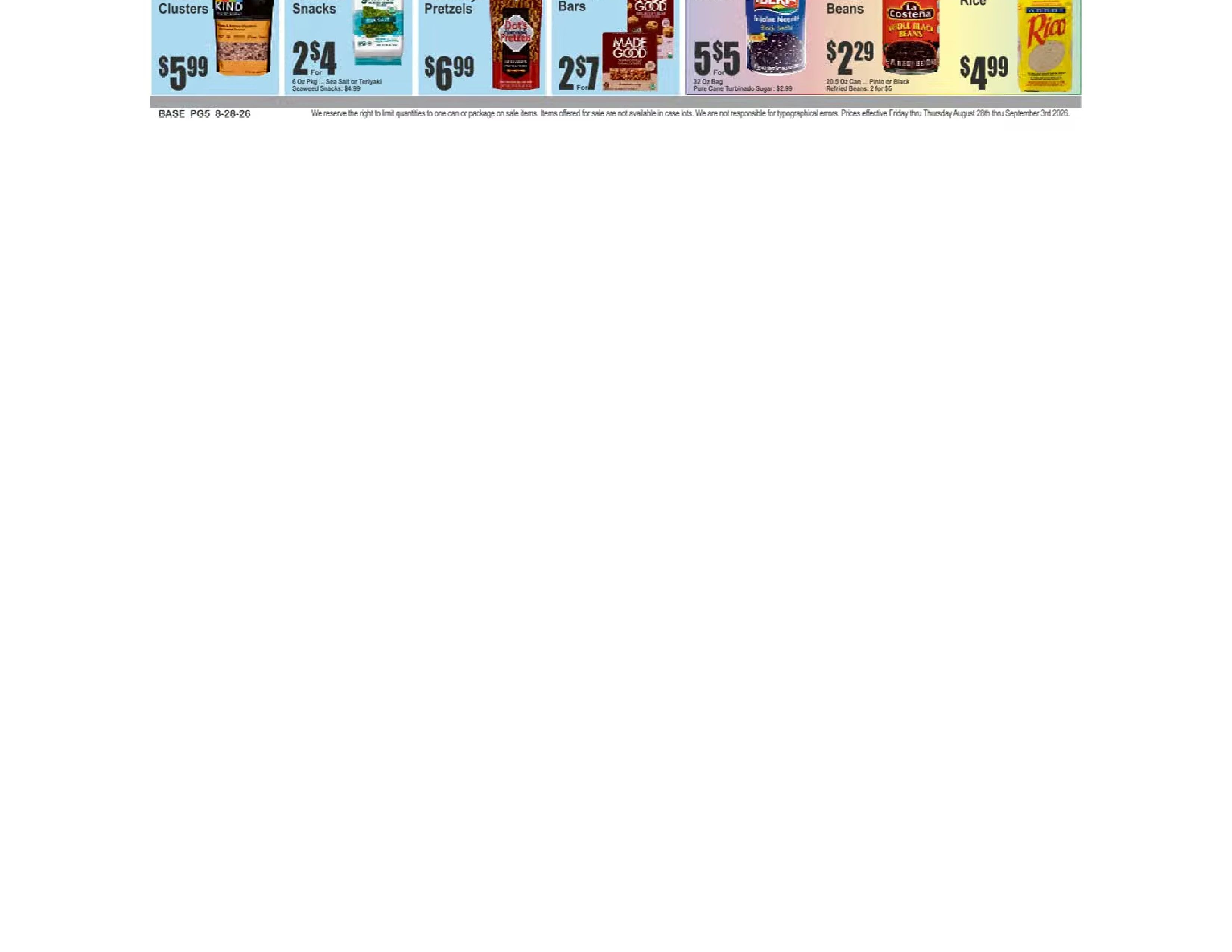 Almonte's Food Dynasty (1525 86th Street, Brooklyn, NY) Weekly Ad August 28 - September 3, 2026