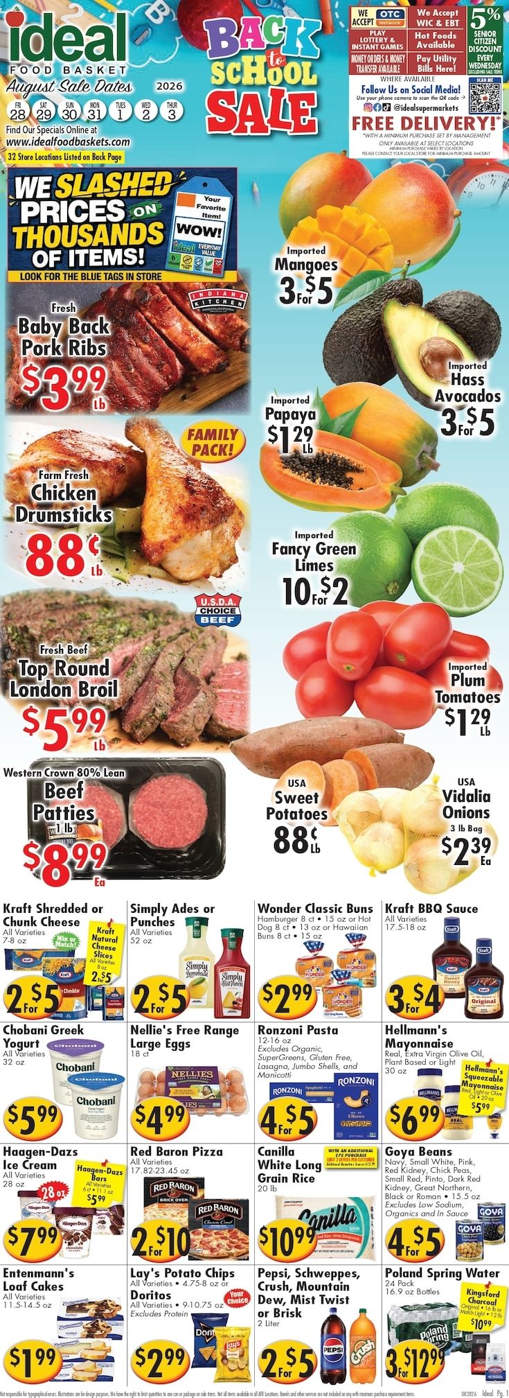 America's Food Basket (Connecticut, Rhode Island) Weekly Ad August 28 - September 3, 2026