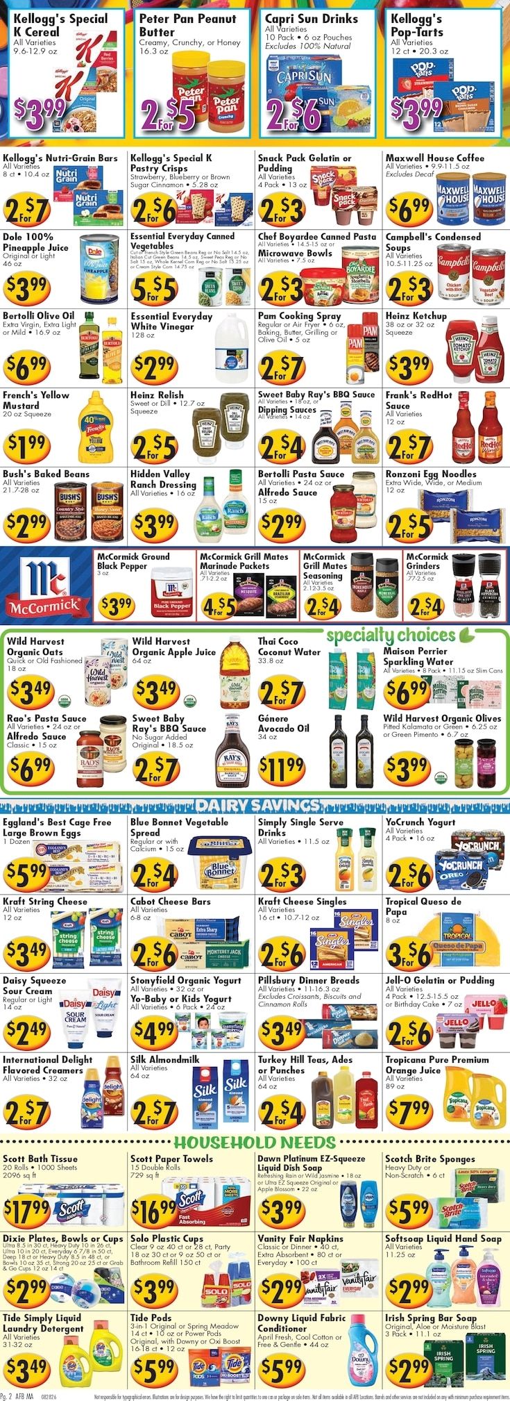 America's Food Basket (Massachusetts) Weekly Ad August 28 - September 3, 2026