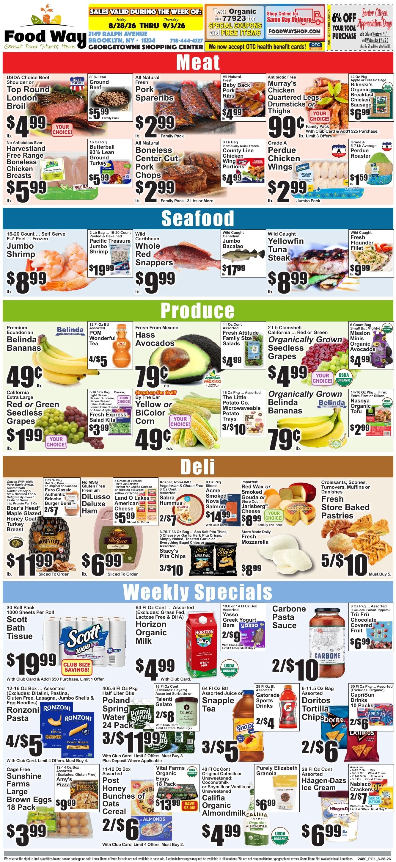 Food Way Weekly Ad August 28 - September 3, 2026