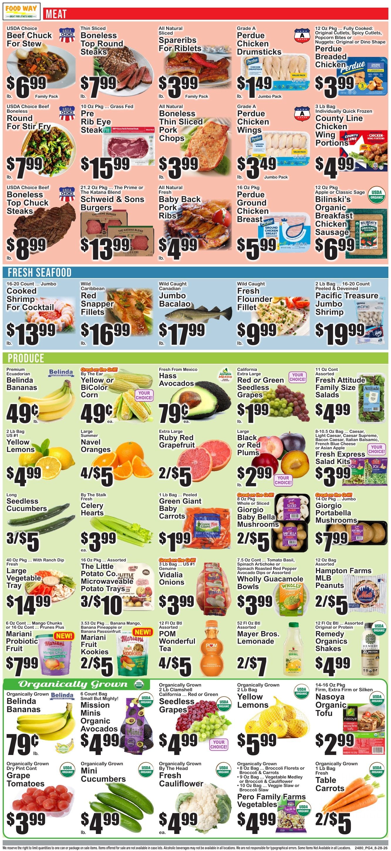 Food Way Weekly Ad August 28 - September 3, 2026