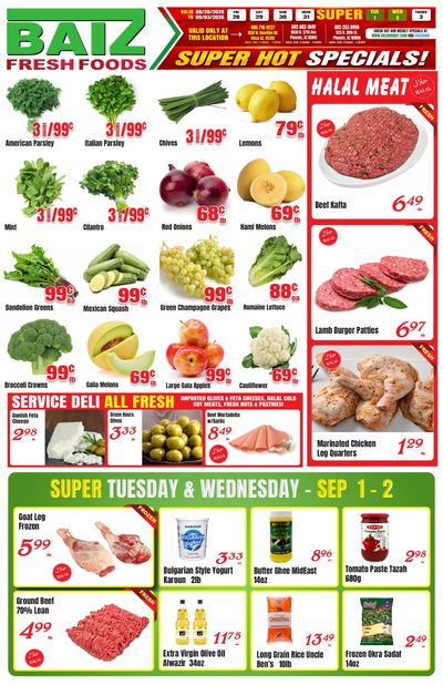 Baiz Market (Mesa, AZ) Weekly Ad August 28 - September 3, 2026