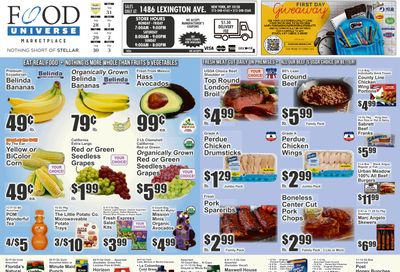 Food Universe (1486 Lexington Ave., New York, NY) Weekly Ad August 28 - September 3, 2026